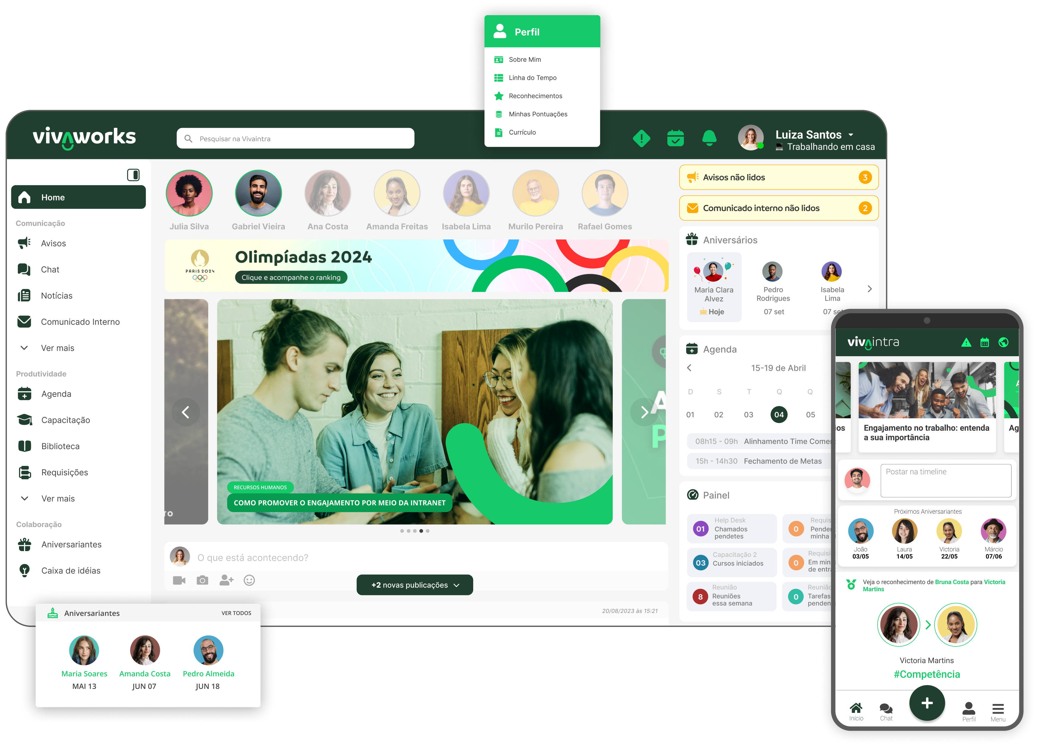 Plataforma de Comunicação Interna