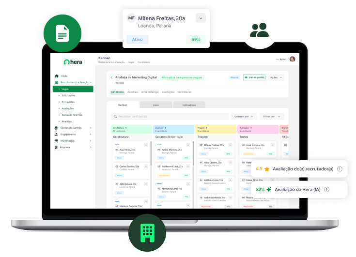Plataforma de Recrutamento com IA Vivagas 